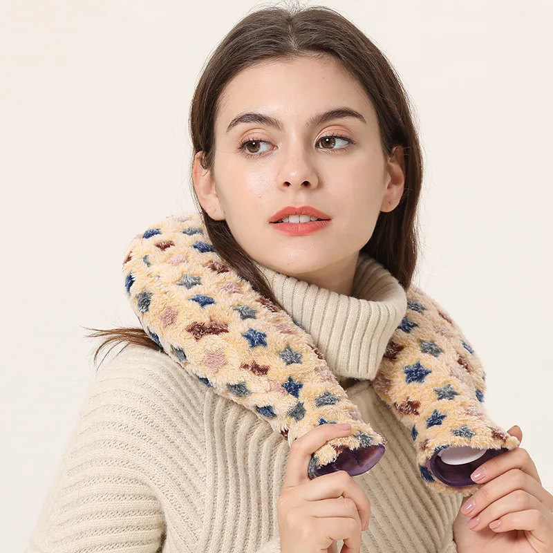 

U-shaped Transparent Hot Water Bottle Filled with Cervical Vertebra Hot Compress Neck Neck Warm Water Bottle Warms Neck