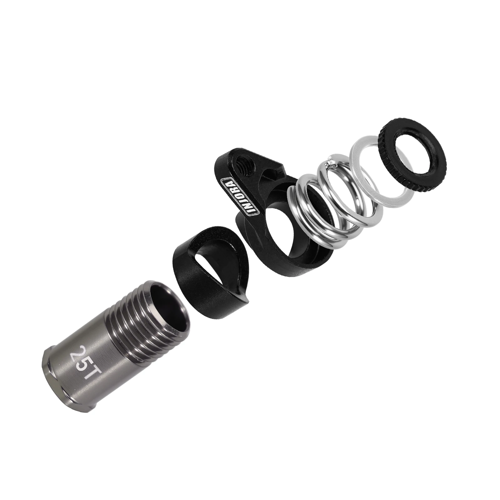 INJORA Aluminum Servo Saver Set for ARRMA MOJAVE GRANITE GROM TYPHON GROM 1/12 Losi Nascar Mini Kraton(25T) 3
