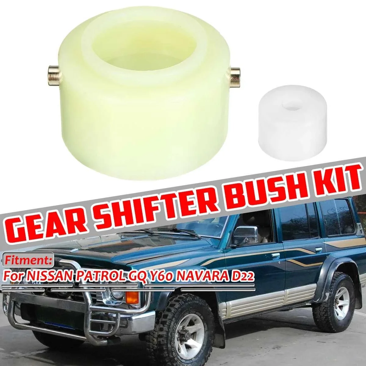 Shifter Bushing,Gearbox Shifter Bush Kit 32850‑V5001 32861‑01G00 for Nissan Patrol GQ's All Models Navara D22 Models