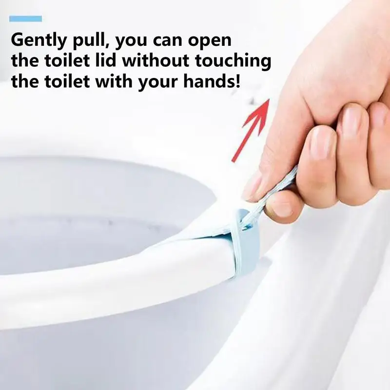 Avoid Touching Toilet Lid Handle Sanitary Toilet Lid Handle Free Adjustment Bathroom Accessories For Hotel Work Area Home And