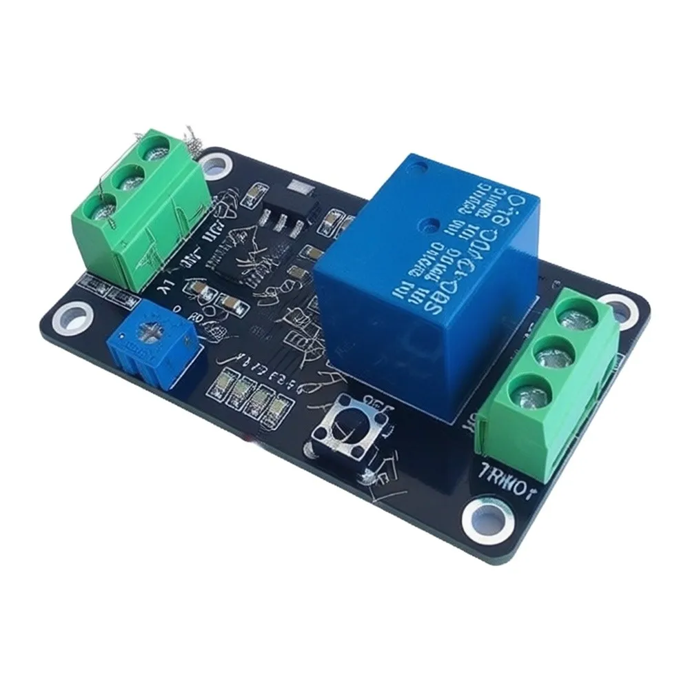 Industrial Time Delay Relay Module for Compatible with 5V 12V 24V DC Power Supply for Machine Control Applications