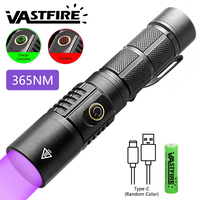 30W 365NM UV Light Flashlight Ultraviolet Lamp Money Fluorescent Agent Detection Torch Pet Urine Stains Detector