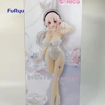 現貨 原廠 FuRyu BiCute Bunnies 手辦 - 珍珠白版 SUPER SONICO 動漫手辦 通用擺飾模型 禮品 6 最佳銷售 索尼子動漫手辦 - №5