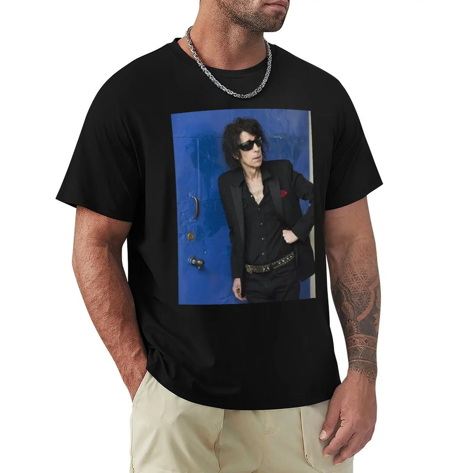 

Peter Wolf singer T-Shirt Sports Casual Short Sleeve Cotton Tee
