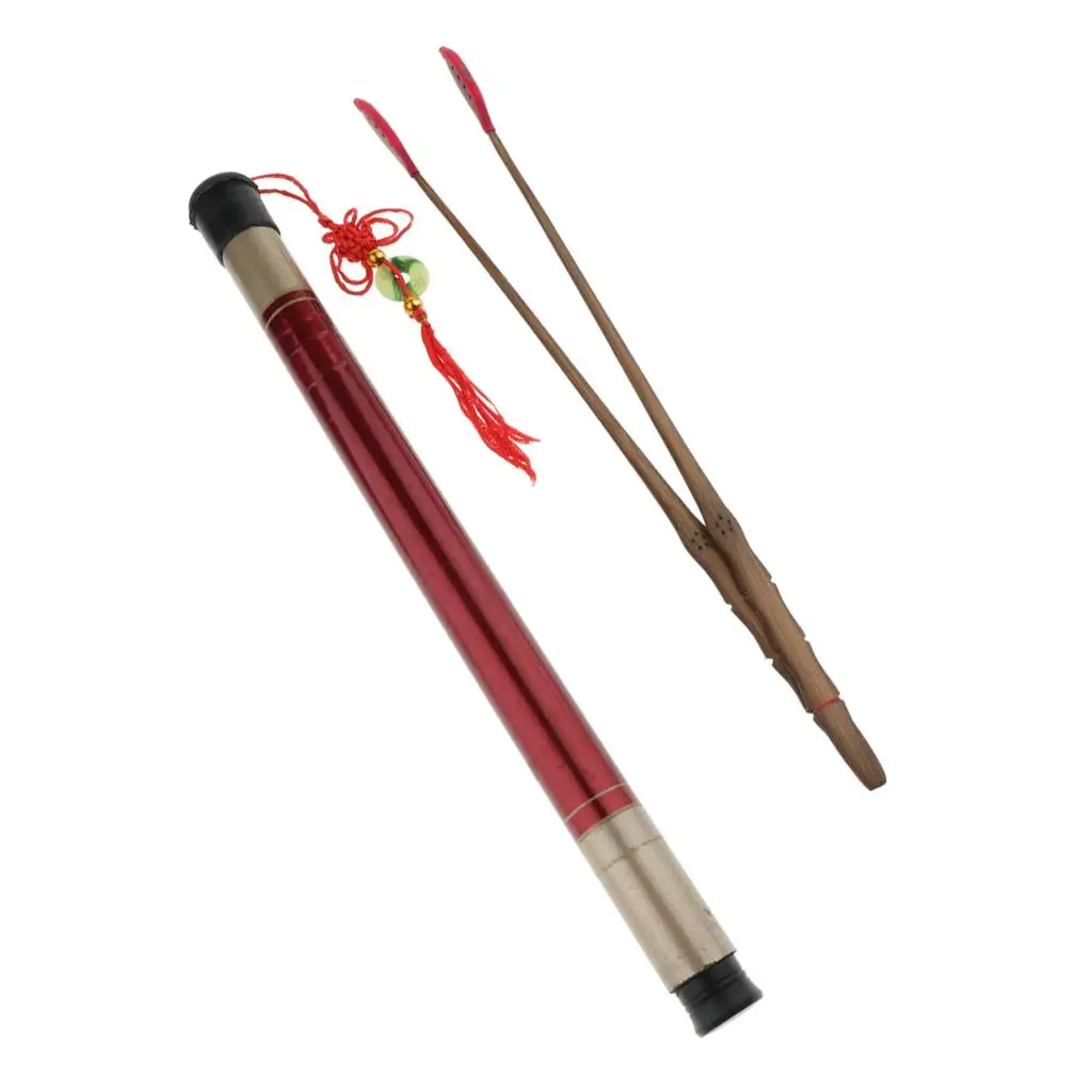 

Practical 2Pcs Chinese Dulcimer Yangqin Beater with 1Pc Case