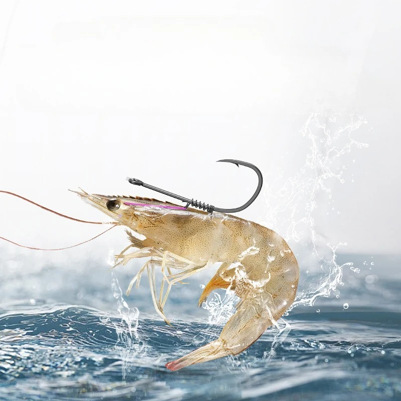 

Shrimp-back-hook Spring Hanging Live Shrimp Hook Floating Shrimp Fishing Group Fishing Sea Bass Grouper Special Hook