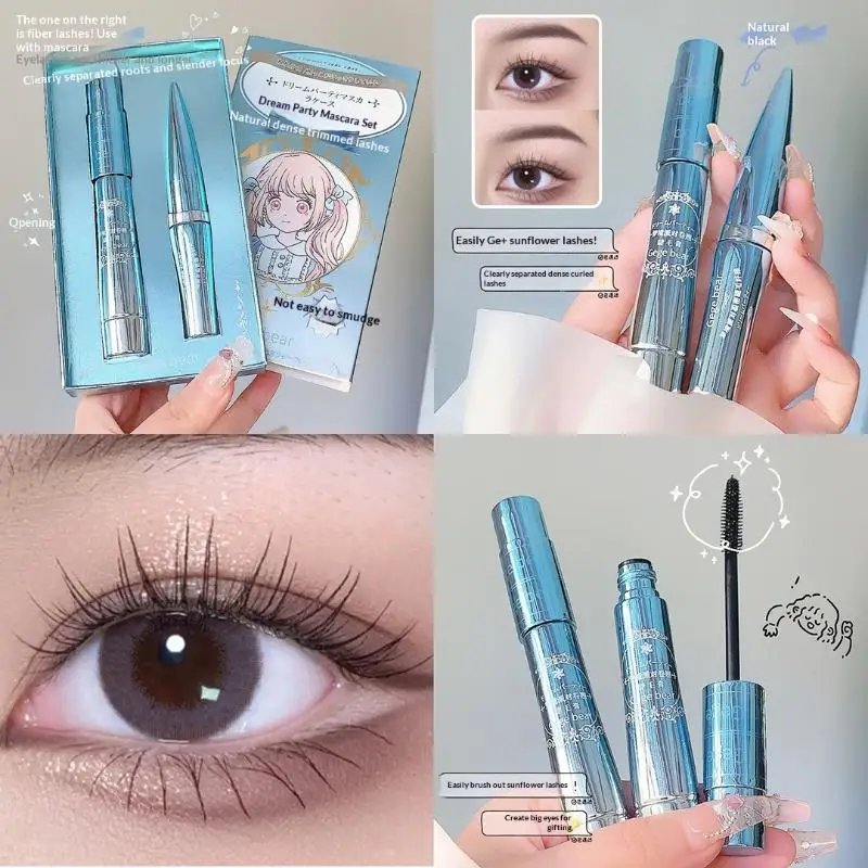 Gege bear lash rímel à prova dwaterproof água longa duração extensão cílios alongamento curling rímel preto cílios maquiagem cosméticos