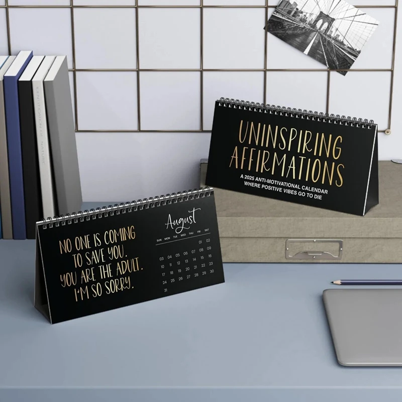 A76F-2025 Satirical Calendar A Daily Dose Of Humor To Make Life No Longer School Calendar For Home Calendar