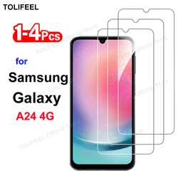 Tempered Glass For Samsung Galaxy A24 Screen Protector Film HD Crystal 9H Protective Transparent Phone Glass