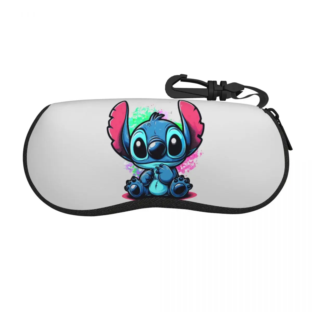 

Funny Stitch Cartoon Glasses Case Cover Men Women Sunglasses Case Fashion Zipper Eyewear Accessory Pocket Eyeglass Protector