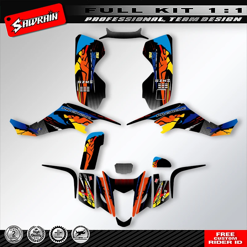 

Sawrain For SUZUKI LTZ400 2003 2004 2005 2006 2007 2008 Custom Motorcycle Graphics Backgrounds Decal Stickers Kit 004