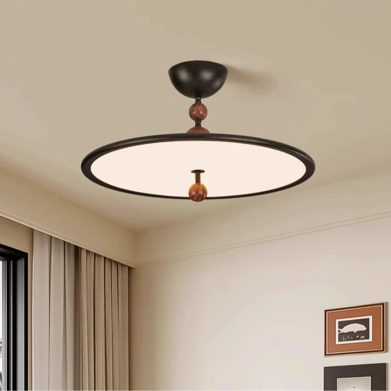 Italian Rotundity Black Aluminium Ceiling Lights Moden Minimalist Living Room Bedroom Restaurant Kitchen Iron Ball Hanging Lamps