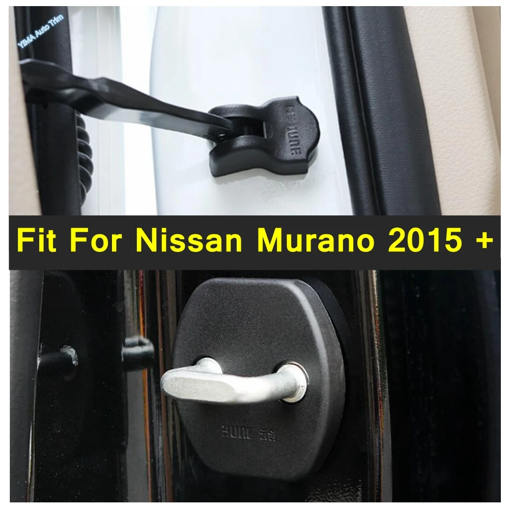 

Auto Styling For Nissan Murano 2015 - 2018 Platic Inner Car Door Lock & Arm Stop Rust Waterproof Protector Cover Kit Accessories