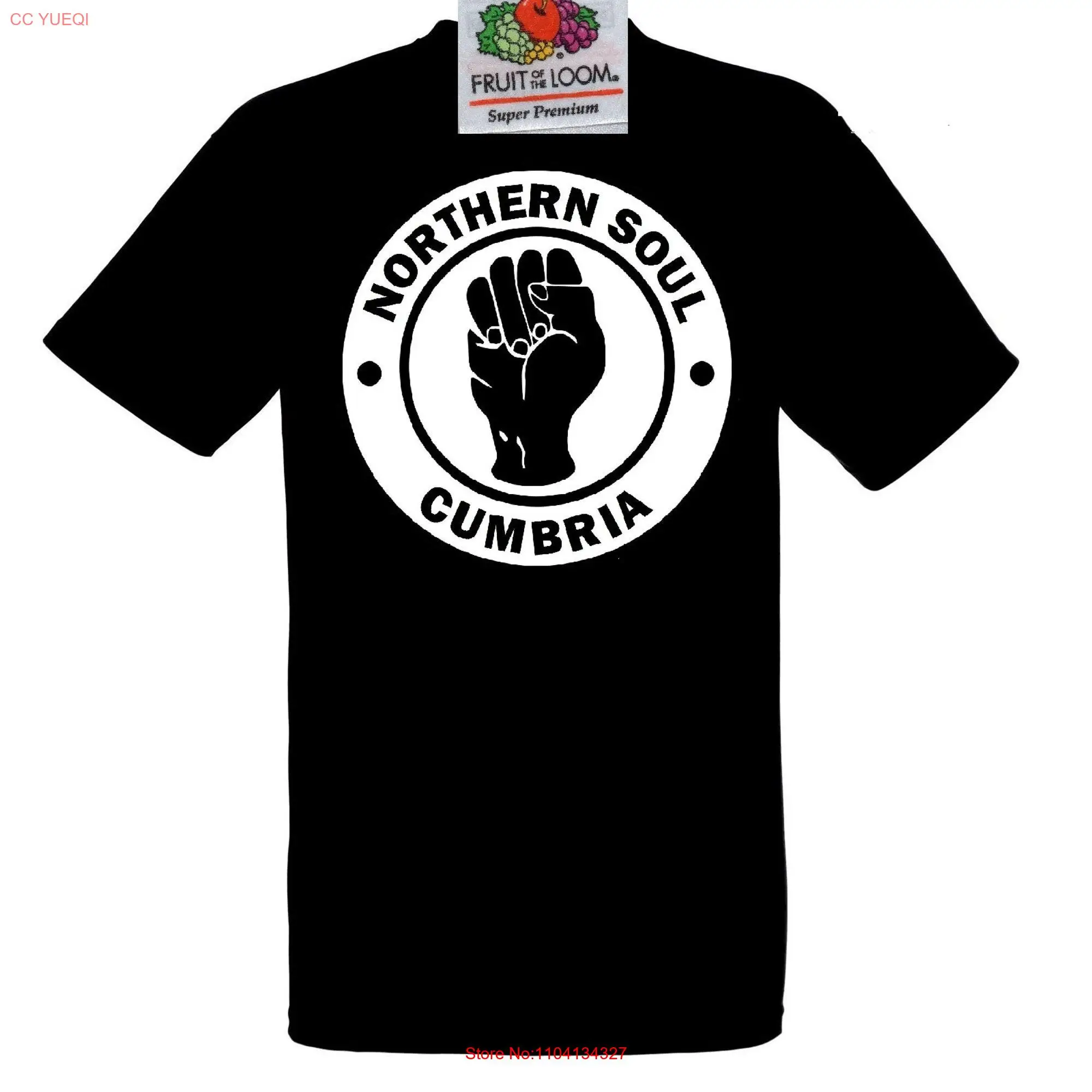 Northern Soul T Shirt CUMBRIA long or short sleeves