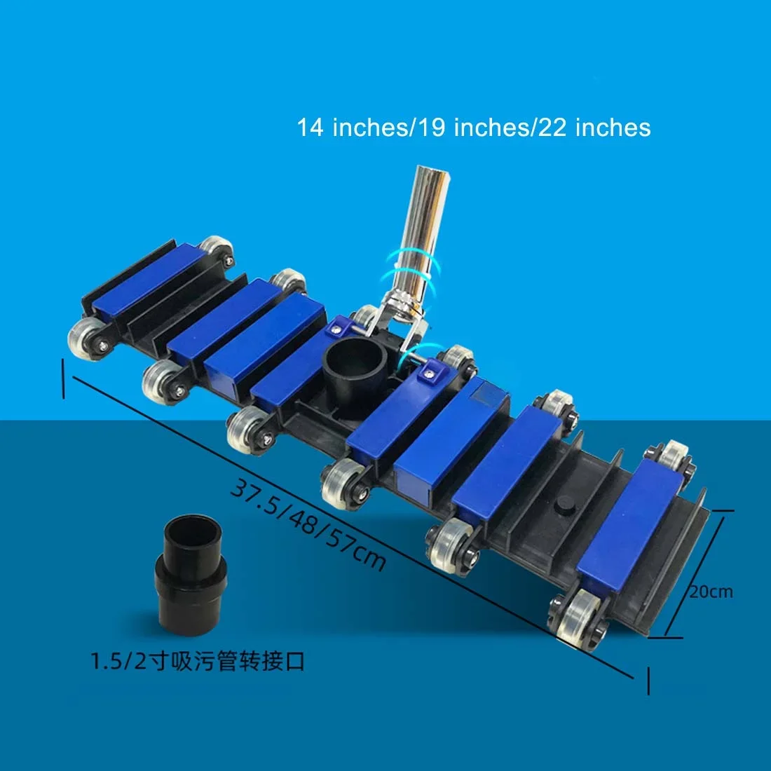 FOR Swimming Pool Suction Head 14 Inch 19 Inch 22 Inch Suction disc Lengthened And Weighted Can Be Connected