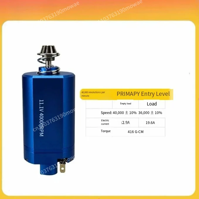 Brushless Motor, High Torque and Low Heat Response Fast 40000RPM Long Axis Motor pancake motor