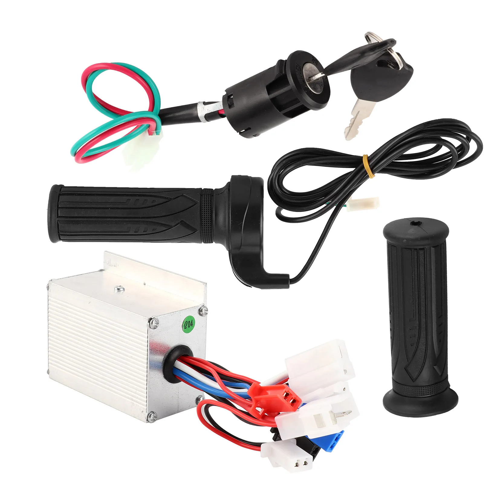 Electric Scooter Speed Controller Set 24V 250W Controller with Throttle Twist Grip Lock