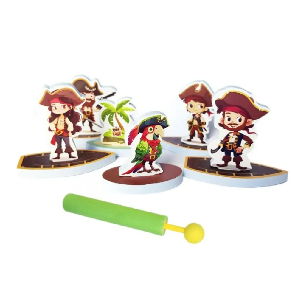EVA Material Children's Water Toys Water Play Puzzle Design Baby Bathing Toys Bathing Fun Strike Pirates Playing in Water Toys