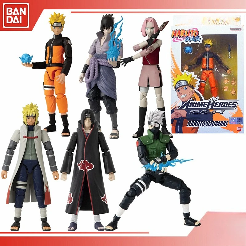 

Коллекционная фигурка Bandai Naruto: Флаг Мокакаси, Ураганный вихрь, Наруто Учиха Саске, специальная мобильная фигурка ручной работы для фанатов