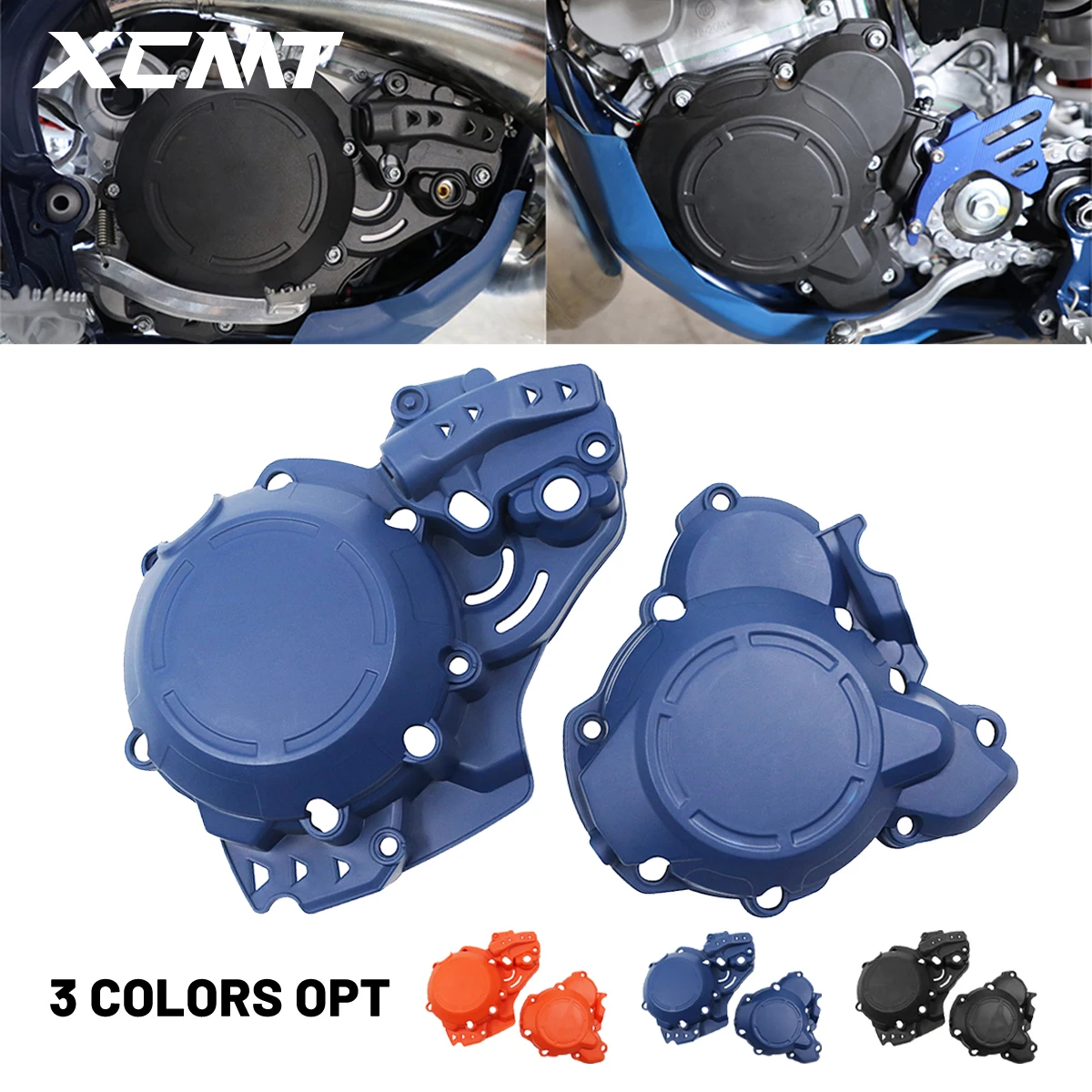 

For HUSQVARNA TE 250 300 250I 300I 2017-2023 TC250 TX300I For KTM 2017-2023 Motorcycle Magneto Protective Cover Clutch Protector