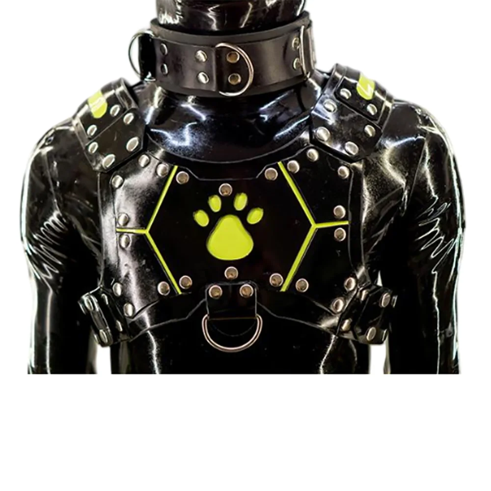 

(DM944) Handmade Rubber Body H-Harness Type-A SM slaves traction fetish wear