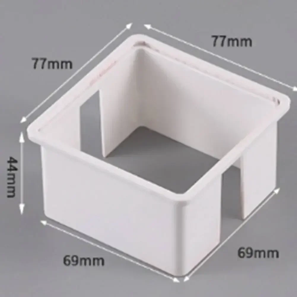 Single Socket Electrical Outlet Spacer Set of 2 with Auxiliary Gaskets for Secure Mounting and Enhanced Functionality