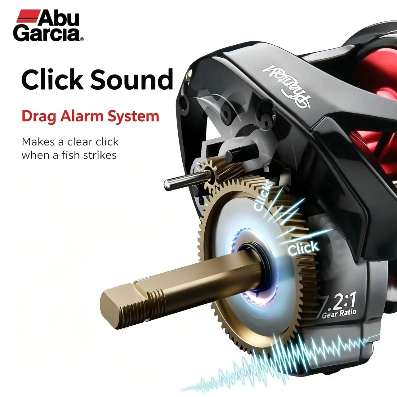 Neue Abu Garcia Angelrolle 18KG Max Drag Metall 3+1BB 7.2:1 Übersetzungsverhältnis für Bass Süßwasser Weitwurfangeln – Detail 3
