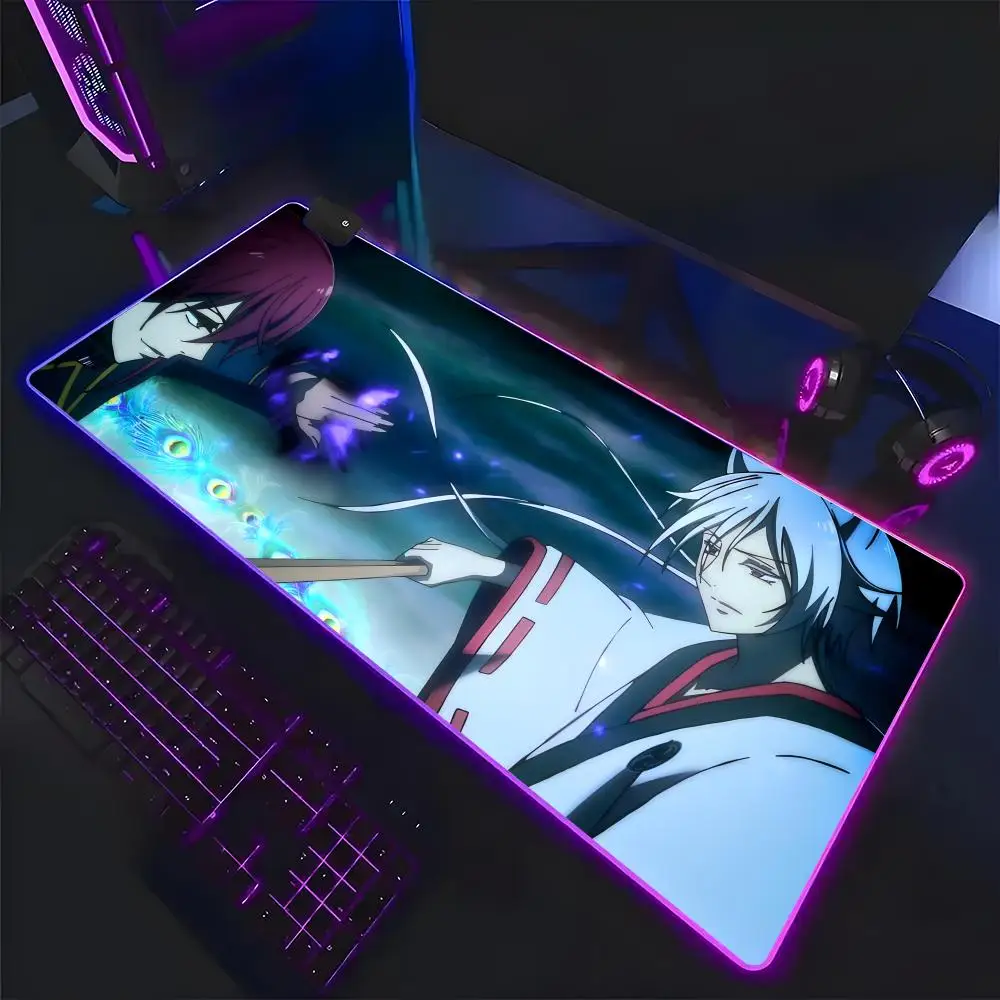 

Коврик для мыши с изображением аниме-персонажа «Принц-демон Момоч», большой игровой коврик с утолщенной кромкой, утолщенный коврик для компьютерной клавиатуры и стола