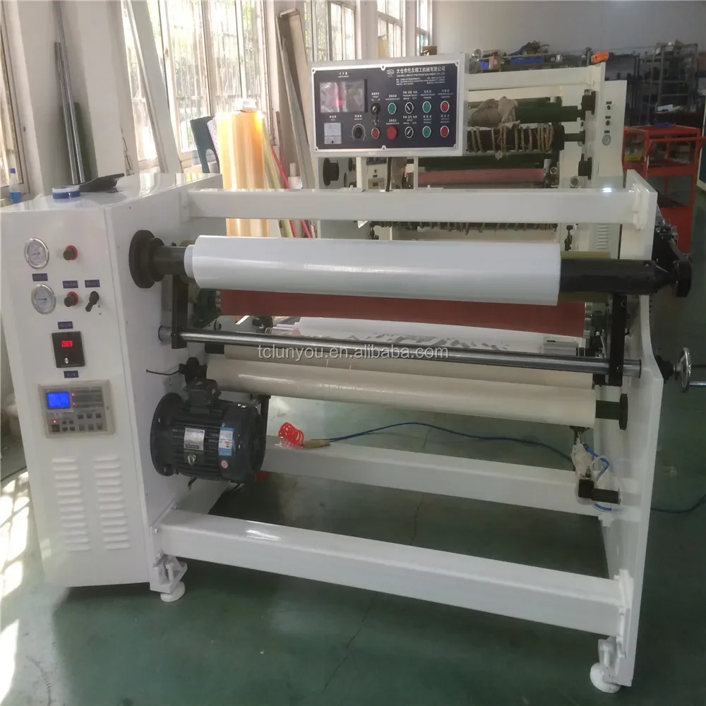 806 High speed BOPP/Masking tape jumbo roll rewinding machine