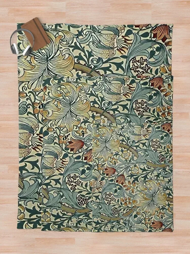 William Morris-Blumenmuster werfen Decke Bett Plaid verdünnt Decken