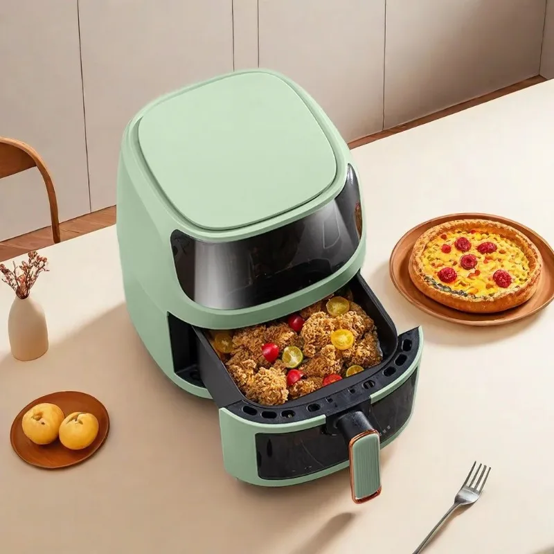 

2024 Best Sale 6L Smart Digital Electric Oven Air Fryer Multi-Functional Square Shape Made of Plastic