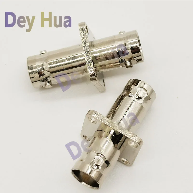 BNC-KKF BNC female BNC female BNC-KFK four hole square plate flange chassis fixed RF adapter adapter