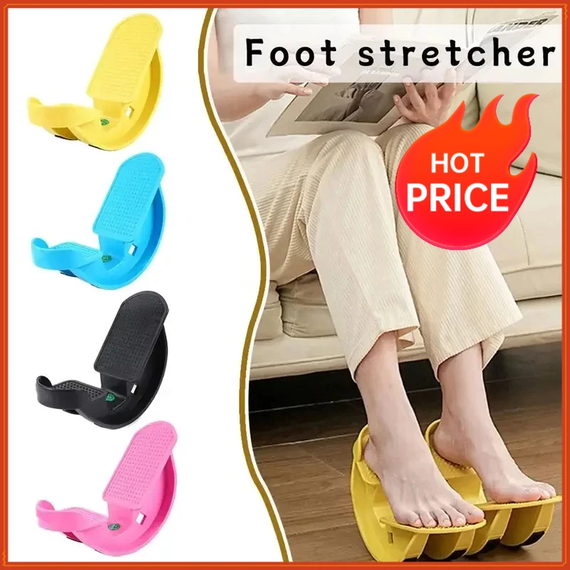 Dual-Sided Angled Foot Stretcher Board Heavy Duty Calf Achilles Plantar Fascia Stretching Device for Yoga Fitness Recovery