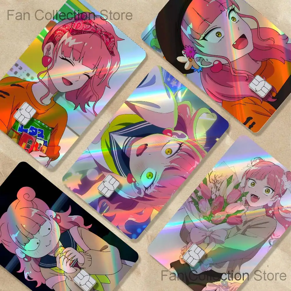 You I P-Polar O-Opposites Suzuki Miyu Laser shimmer Name Card Sticker Decorate Bank Card Decals Patch Documents Birthday Gift