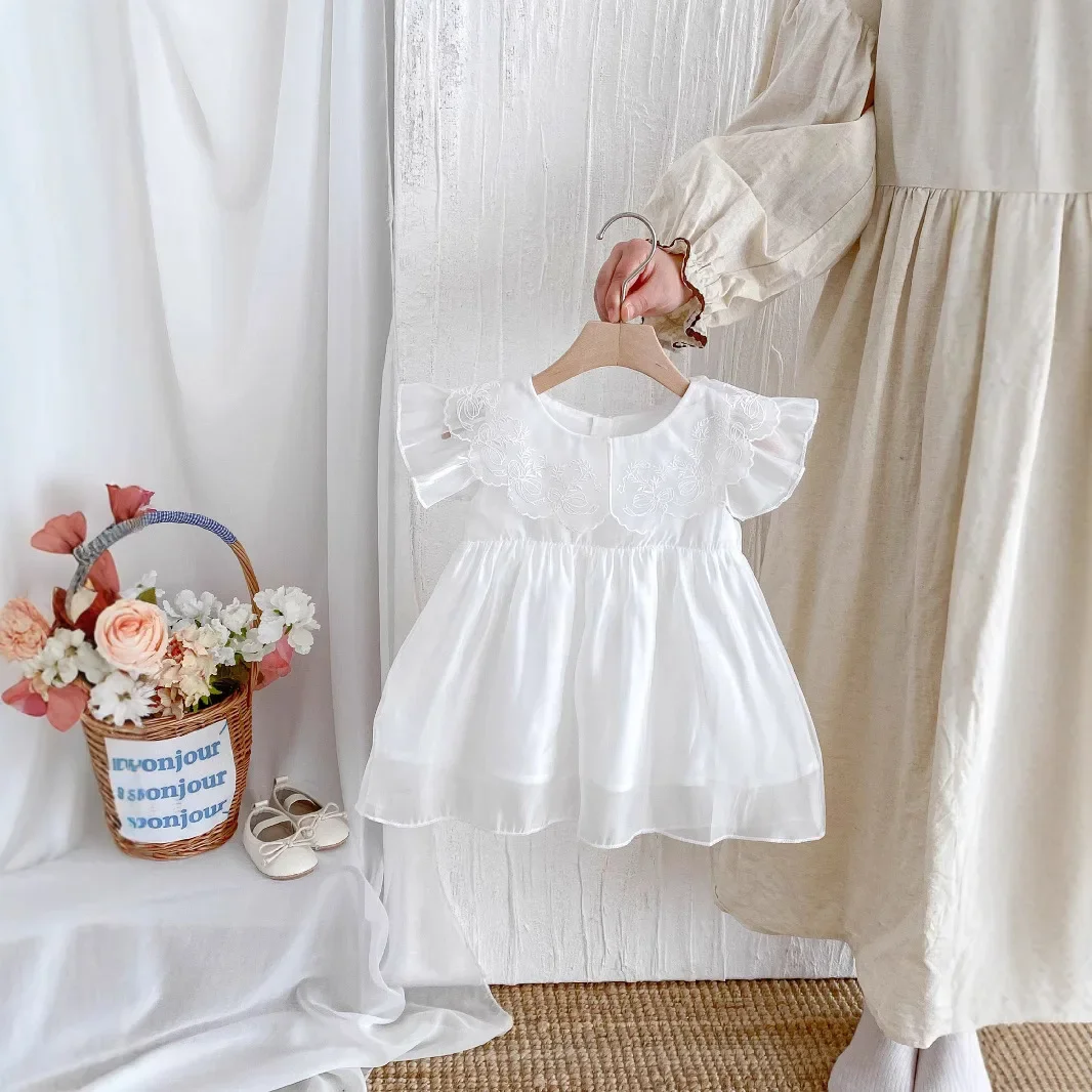 

Baby Girl Dress, Summer Dress, Baby Girl Princess Dress One Year Old Little Girl Dress, Summer Baby Vest