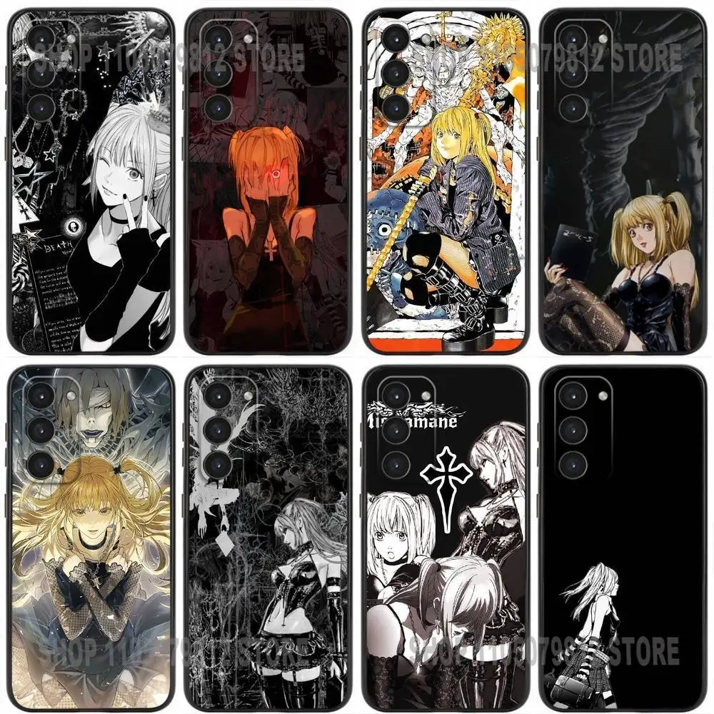 

Misa D-Death N-Note Phone Case For Samsung Galaxy A20,21s,22,31,32,52,53,72,73,80,91 Soft Silicone Black Cover