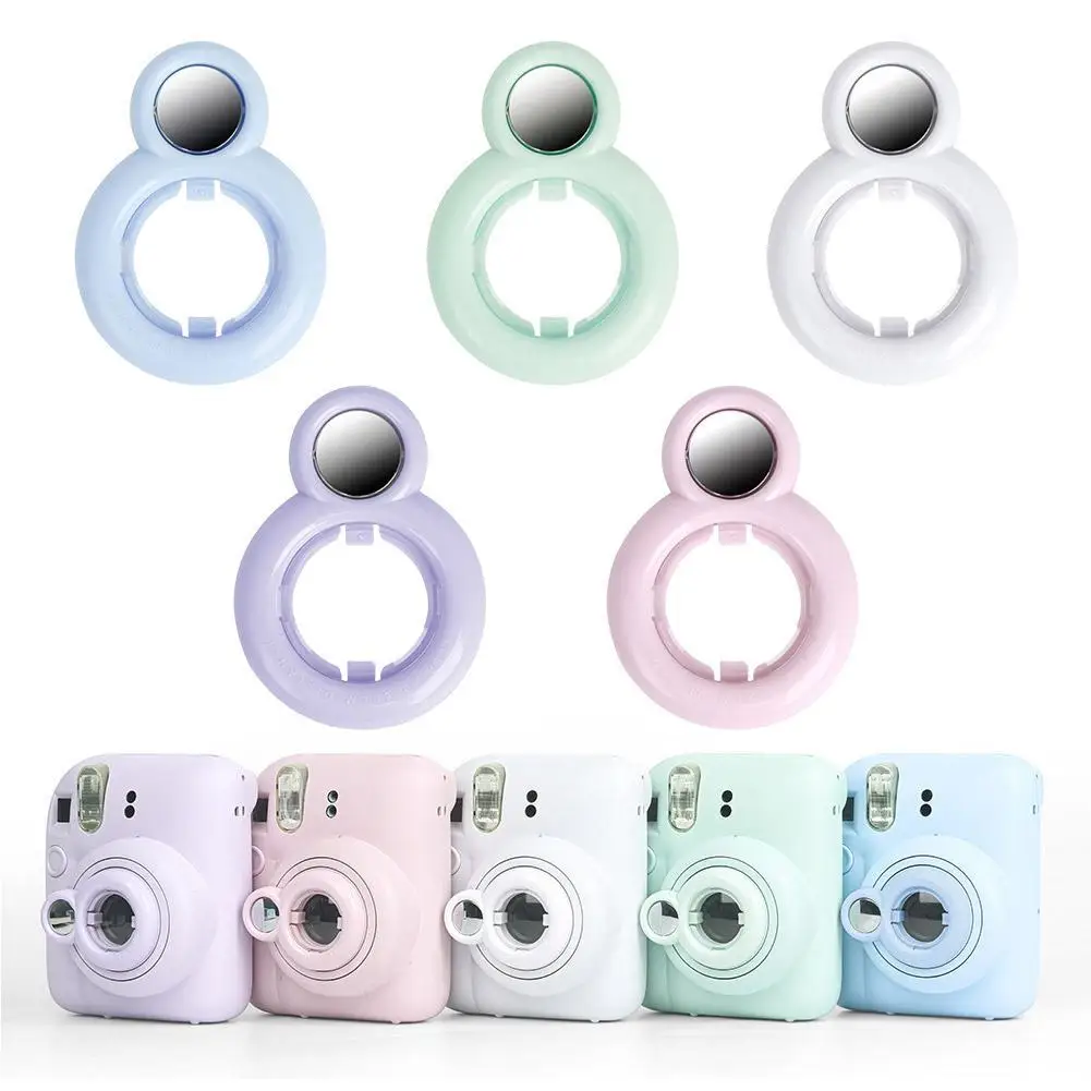 Selfie-Spiegel für Instax Mini 12, Sofortbildkamera, Selbstporträt-Spiegel, Nahobjektiv, Macaron-Farben, Selfie-Kamera-Zubehör