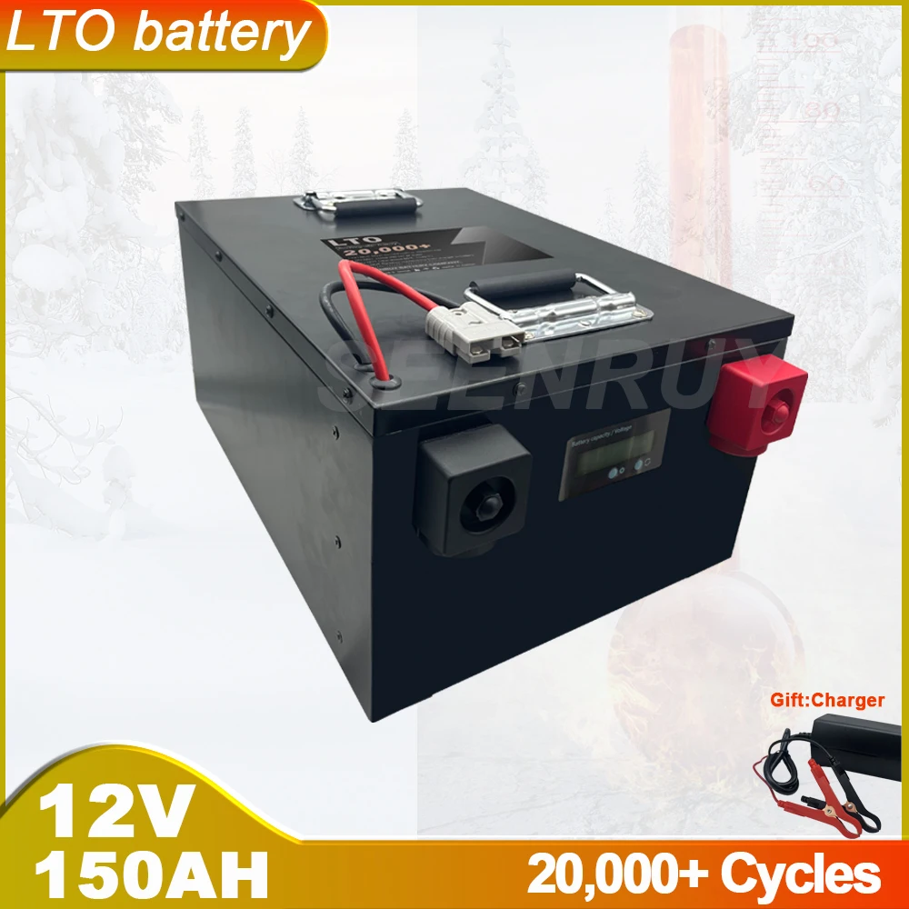 

12V 150AH LTO With 100A 150A 200A BMS Larger Capacity Lithium Titanate Battery Perfect For Electric Cars Solar System RV