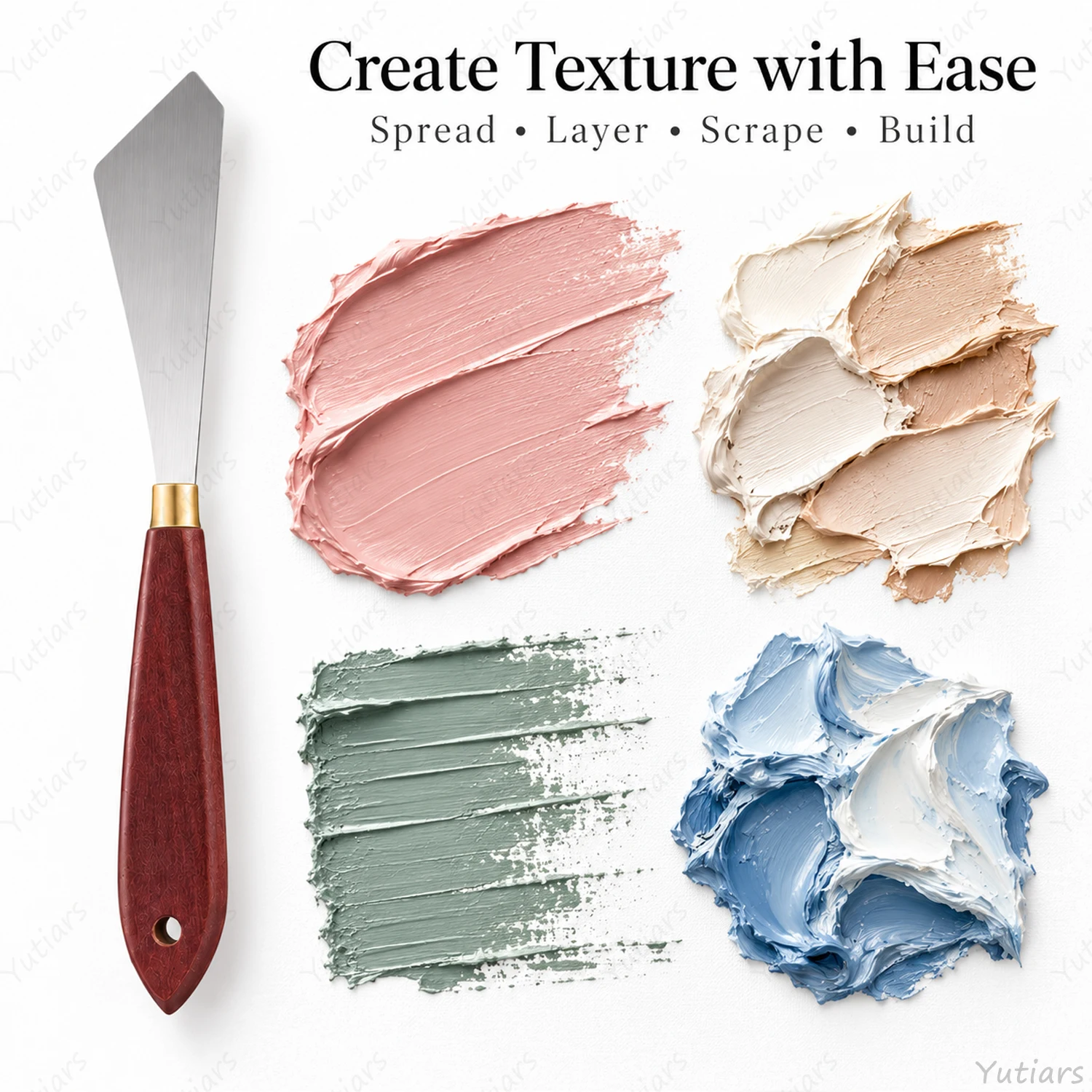 2/4PCS Painting Palette Knife - Drawknife Blade ulasan dan harga