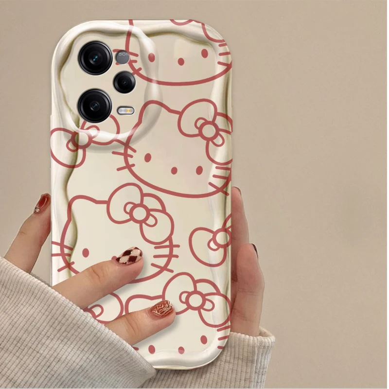 Sanrio Hello Kitty Soft Phone Case for Xiaomi Redmi Note 14 13 12 11 10 9 Pro Plus 14S 12S 11S 10S 9S Redmi 14C 14R 13C 12 4G 5G