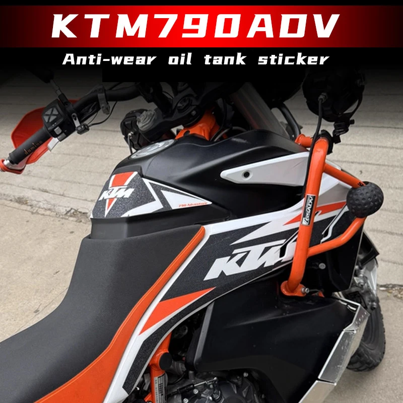 

Наклейка на топливный бак для KTM 790 ADV, аксессуар для тюнинга, декоративная наклейка «рыбья кость», цветная, с принтом «латте»