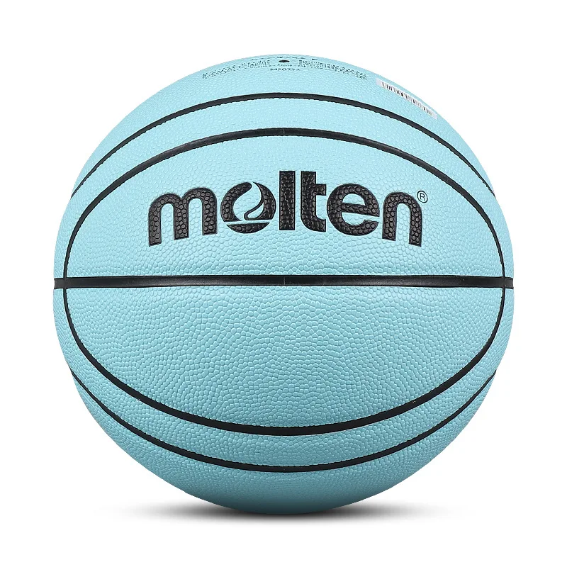 Molten-pelota de baloncesto para hombre, pelota de entrenamiento de PU suave resistente al desgaste, color rosa, tamaño oficial 7, para interior y