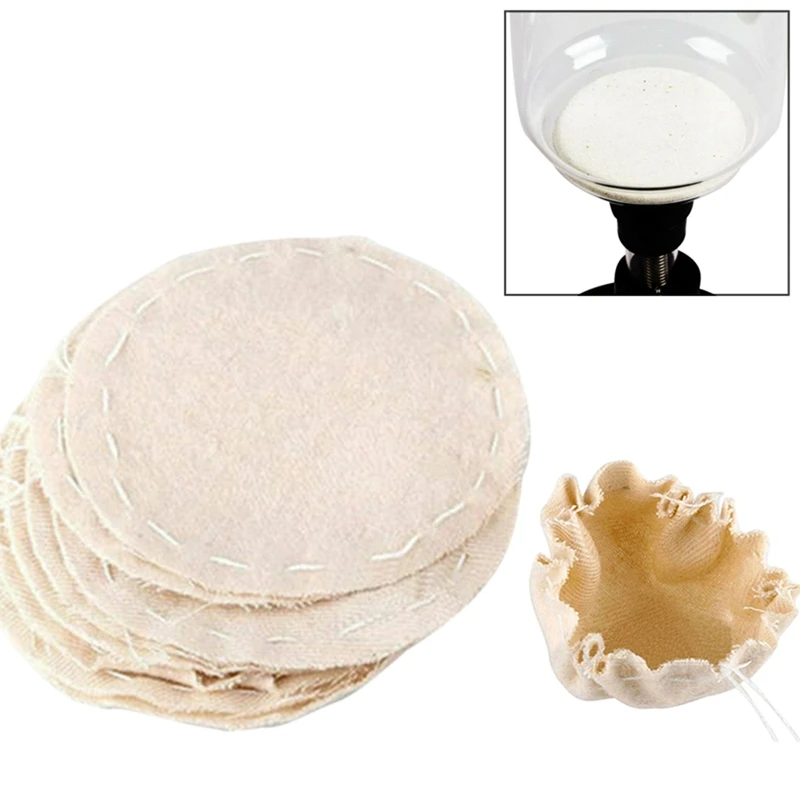 ABKR 20Pcs Siphon Cloth Coffee Filters Coffee Filter Cloth Suitable for Installing Siphon Coffee Pot Reusable Syphon Pots