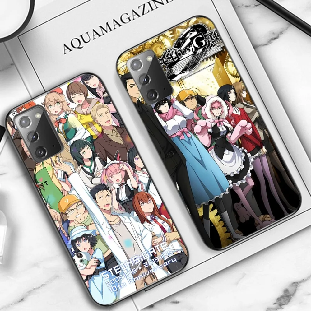 Anime Steins Gate Phone Case For Samsung Note 8 9 10 20 Pro Plus Lite M 10 11 20 30 21 31 51 A 21 22 42 02 03