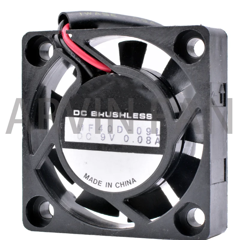 Le ventilateur de refroidissement de la petite taille 9V de la MF40D-09L 4cm 40mm du ventilateur 4010 9V 0.08A de REVOLUTION de REFROIDISSEMENT tout neuf peut changer l'USB