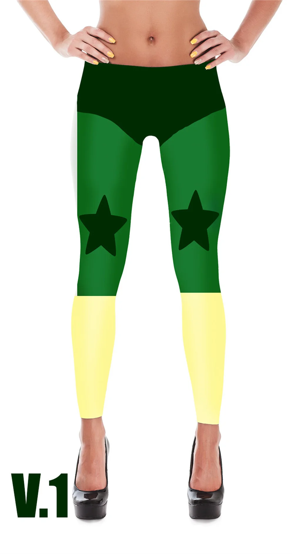 Steven Universe-Disfraz de Cosplay de Peridoto, Leggings con estampado 3D, pantalones deportivos elásticos para Halloween, Carnaval y Yoga