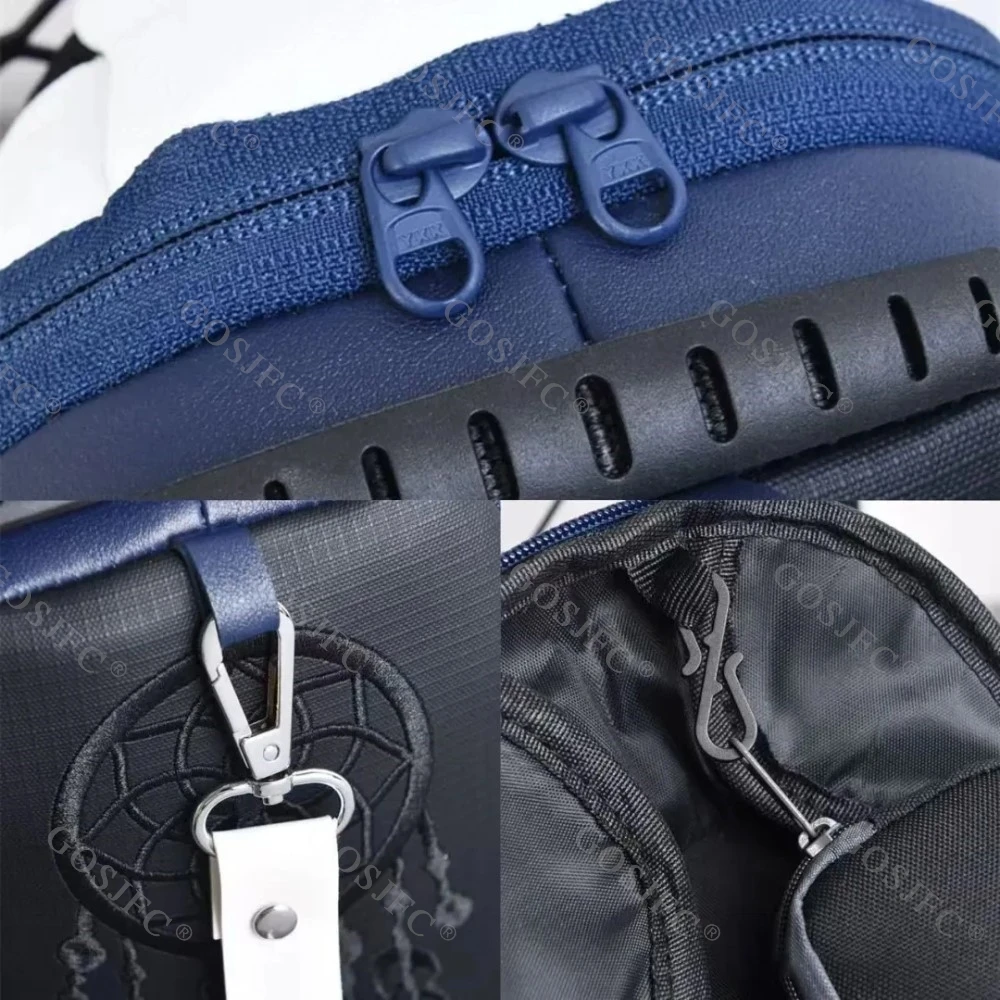 HaveFun EDC bolsa de almacenamiento bolso cruzado de cuero PU juguetes EDC almacenamiento de partición Fidget Spinner Fidget juguetes para adultos