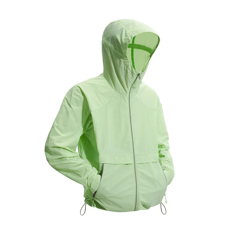 

Летняя пара ARC для улицы, рыбалки, альпинизма, путешествий, однотонная, спортивная, для отдыха, солнцезащитная одежда с капюшоном