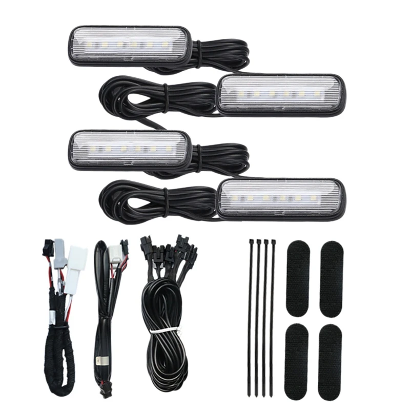 A02Q-Car Interior Atmosphere Light Adjustment Interface LED Ambient Foot Lights for Honda Civic Accord 10Th CRV RW 5Th 16-22