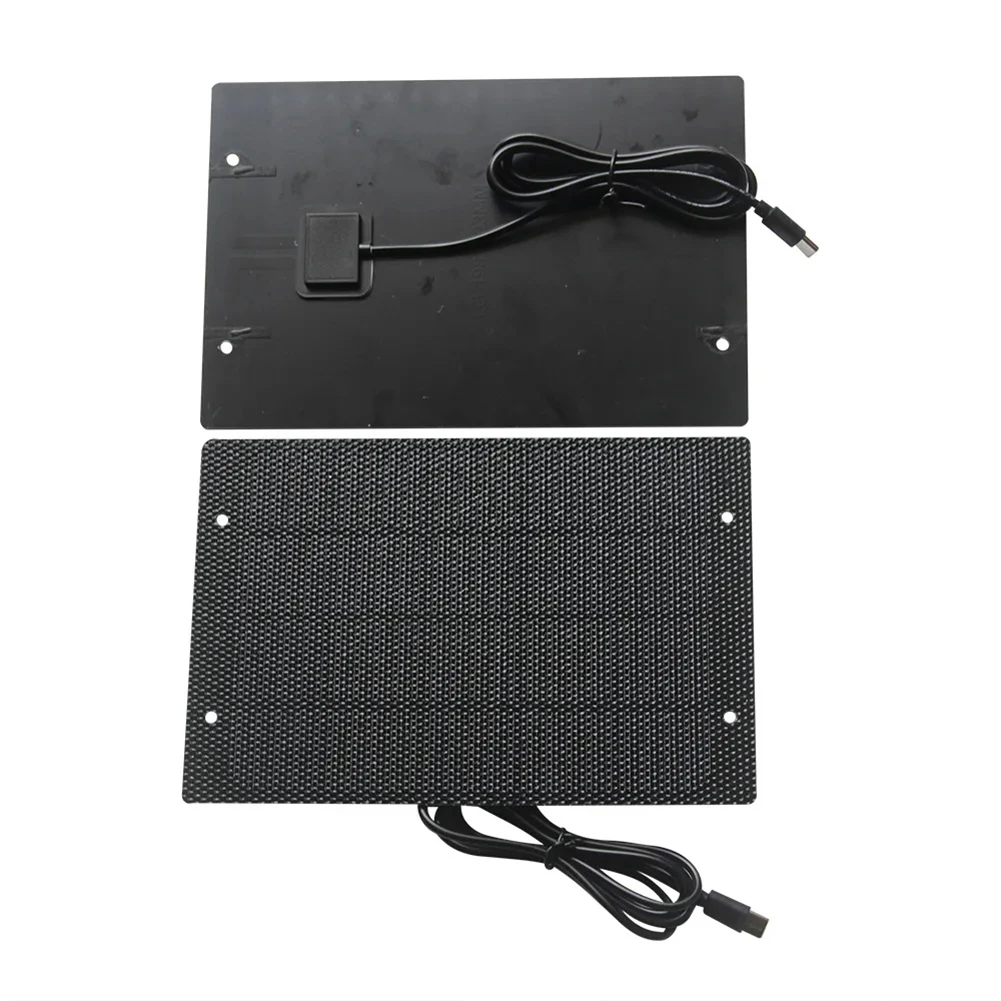 ETFE 5W 5V Solar Charger Panel With Type-C Interface For Smartphone And Security Camera Outdoor Portable Energy System